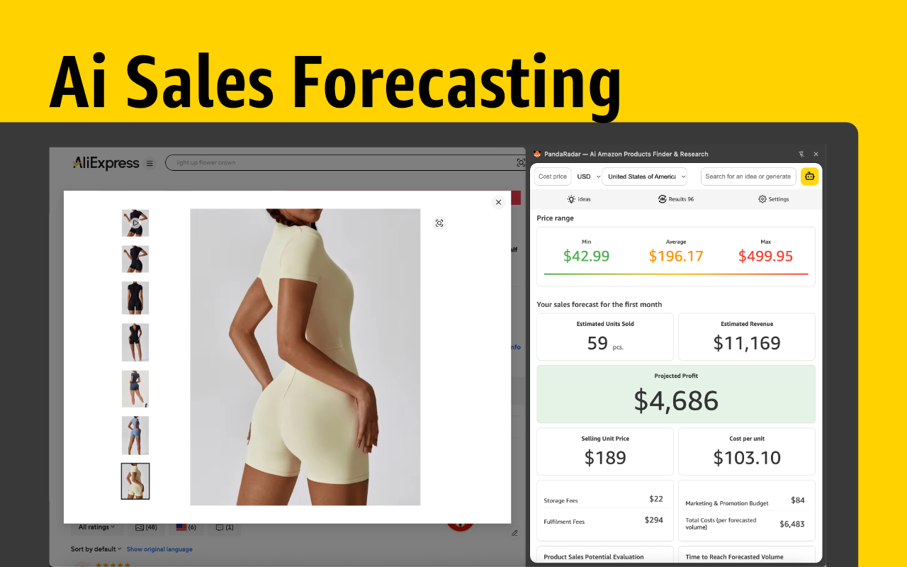 PandaRadar Amazon product finder tool